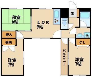 ガーデンカラー丸井の物件間取画像